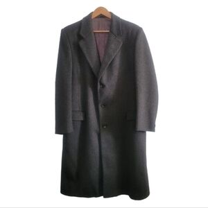 VINTAGE Wool Grey Overcoat 70's/80's Style IL Classico Mens Eur 42